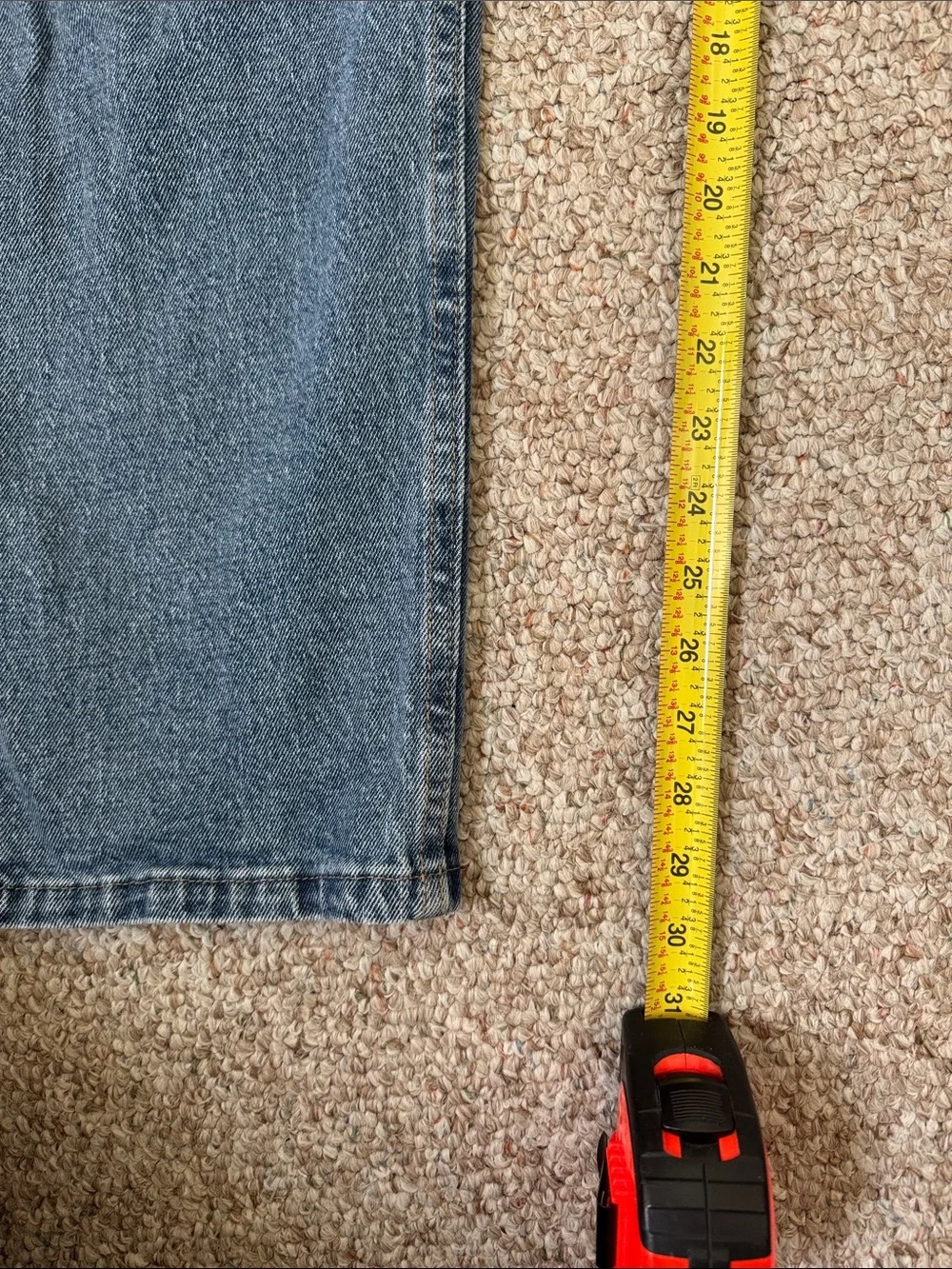 Wrangler Men’s Straight Fit Blue Jeans 32x30